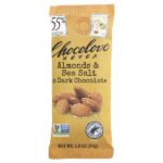 миндаль и морская соль в темном шоколаде, 55% какао, 37 г (1,3 унции) — Chocolove
