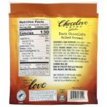 С начинкой, темный шоколад, соленая карамель, 55% какао, 100 г (3,5 унции) — Chocolove — изображение 2