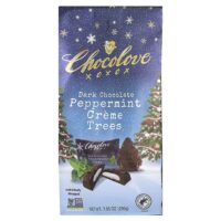 темный шоколад с перечной мятой и сливками, 55% какао, 200 г (7,05 унции) — Chocolove