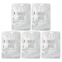 Milk Feel, отшелушивающие и очищающие салфетки, 5 салфеток по 7 г (0,24 унции) — Lapcos