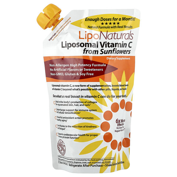 lpo00000_v_28.jpg Lipo Naturals, Липосомальный витамин C из подсолнечника, 443 мл (15 унций)