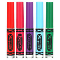 Crayola, жидкий блеск для губ, набор разных вкусов, 5 шт., 14 мл (0,45 жидк. унции) — Lip Smacker