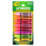 Crayola, бальзам для губ, для вечеринки, 8 шт. в упаковке, 4 г (0,14 унции) — Lip Smacker — изображение 2