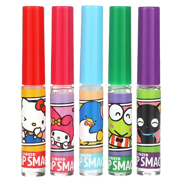 lps11276_v_5.jpg Hello Kitty And Friends, жидкий блеск для губ, ассорти из 5 шт., 14 мл (0,45 жидк. унции) — Lip Smacker