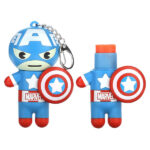Marvel Captain America, бальзам для губ, красный, белый и сине-ягодный, 4 г (0,14 унции) — Lip Smacker