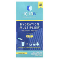 Hydration Multiplier®, смесь для приготовления электролитов, лимон и лайм, 10 пакетиков по 16 г (0,56 унции) — Liquid I.V.