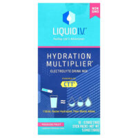 Hydration Multiplier, смесь для приготовления электролитического напитка, маракуйя, 10 пакетиков по 16 г (0,56 унции) — Liquid I.V.