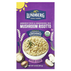 Arborio, рис и приправы, грибное ризотто, 167 г (5,9 унции) — Lundberg
