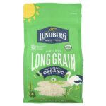 Органический белый длиннозерный рис, 907 г (2 фунта) — Lundberg