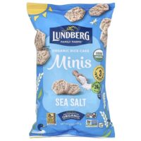 Органический рисовый торт Minis, морская соль, 142 г (5 унций) — Lundberg