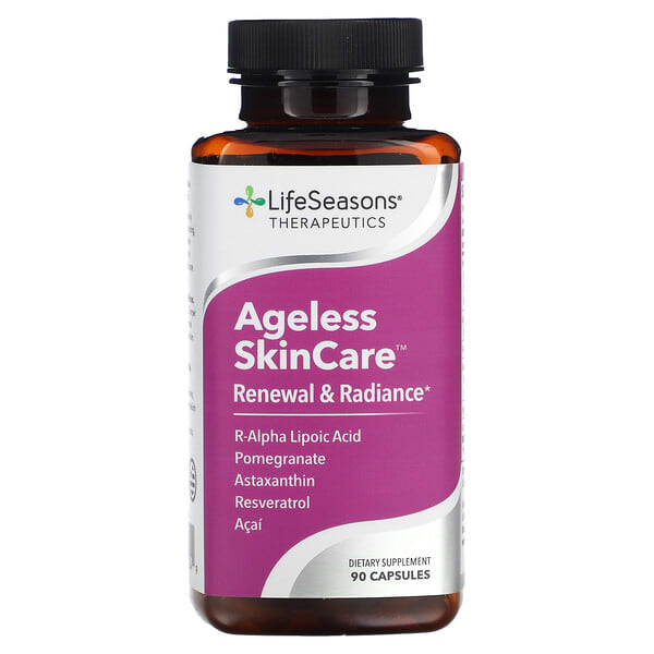 lse00204_v_8.jpg Ageless SkinCare, обновление и сияние, 90 капсул — LifeSeasons