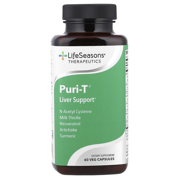lse00218_v_56.jpg Puri-T®, поддержка печени, 60 растительных капсул — LifeSeasons