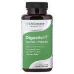 Digestivi-T®, ферменты и пробиотики, 90 растительных капсул — LifeSeasons