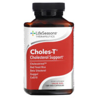 Choles-T, поддержка холестерина, 180 растительных капсул — LifeSeasons
