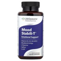 Mood Stabili-T, добавка для поддержки хорошего настроения, 60 вегетарианских капсул — LifeSeasons