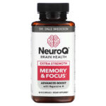 NeuroQ, здоровье мозга, память и концентрация, 60 растительных капсул — LifeSeasons