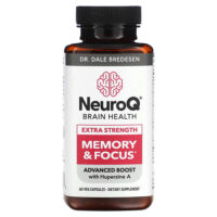NeuroQ, здоровье мозга, память и концентрация, 60 растительных капсул — LifeSeasons