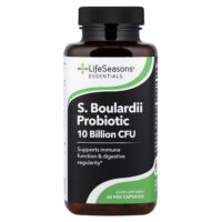 S. boulardii, продиотик, 60 вегетарианских капсул (250 мг в 1 капсуле) — LifeSeasons