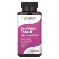 Therapeutics, Leg Veins Tone-R™, 60 растительных капсул — LifeSeasons