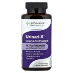Therapeutics, Urinari-X® для поддержки мочевыводящих путей и дрожжевого грибка, 90 растительных капсул — LifeSeasons