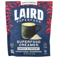 Superfood Creamer® с функциональными грибами, сладкий и сливочный вкус, 227 г (8 унций) — Laird Superfood