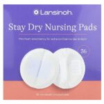 кормящие прокладки Stay Dry, 36 штук в индивидуальной упаковке — Lansinoh