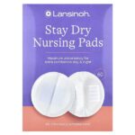 Прокладки для кормления Stay Dry, 60 прокладок в индивидуальной упаковке — Lansinoh