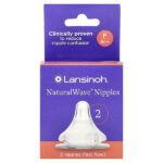 NaturalWave®, соска, быстрый поток, от 6 мес., 2 соски — Lansinoh