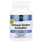 Life Source Basics (WGP Beta Glucan), Активатор иммунной системы, 500 мг, 60 капсул