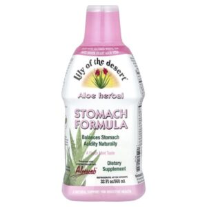 Aloe Herbal, средство для желудка, свежая мята, 960 мл (32 жидк. унц.) — Lily of the Desert