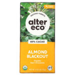 органический темный шоколад, миндаль, 85% какао, 75 г (2,65 унции) — Alter Eco