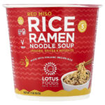 Рисовый суп с лапшой рамен, красное мисо, 57 г (2 унции) — Lotus Foods