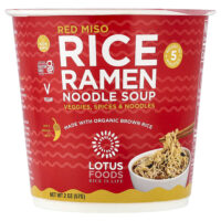 Рисовый суп с лапшой рамен, красное мисо, 57 г (2 унции) — Lotus Foods