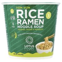 Tom Yum, рисовый суп с лапшой рамен, 57 г (2 унции) — Lotus Foods