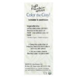 Color the Grey !, натуральная краска для волос и кондиционер, темно-коричневый, 198 г (7 унций) — Light Mountain — изображение 2