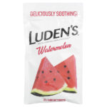 Luden's, пектиновая пастилка/смягчающее средство для полости рта, арбуз, 25 капель для горла