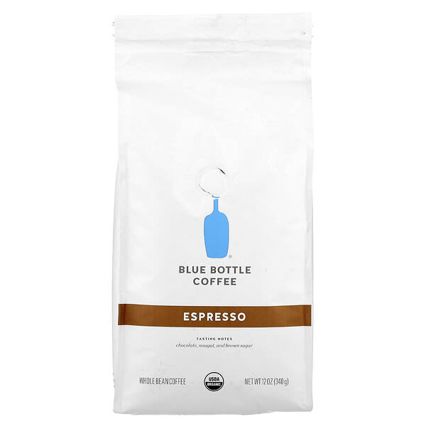 lue03334_v_8.jpg Blue Bottle Coffee, Кофе, цельные зерна, эспрессо, 340 г (12 унций)