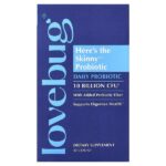 Here's The Skinny®, пробиотик, 30 таблеток — LoveBug Probiotics
