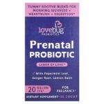 пренатальный пробиотик, 20 млрд КОЕ, 30 капсул — LoveBug Probiotics