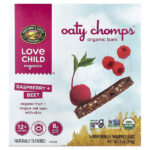 Nature's Path, органические батончики Oaty Chomps™, для детей от 12 месяцев, малина и свекла, 5 батончиков в индивидуальной упаковке, 23 г (0,8 унции) — Love Child Organics