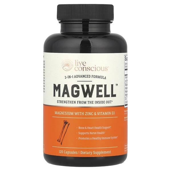 lvs27301_v_24.jpg MagWell™, улучшенная формула 3 в 1, 120 капсул — Live Conscious