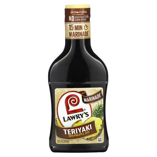 lwr04802_v_8.jpg маринад, терияки с ананасовым соком, 354 мл (12 жидк. унций) — Lawry's