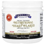 Lewis Labs, Nutritional Yeast Flakes, Cheesy Nutty, 16 oz (454 g)