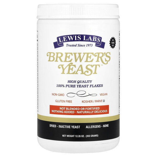 lws43519_v_40.jpg Lewis Labs, Brewer's Yeast™, 12.35 oz (350 g)