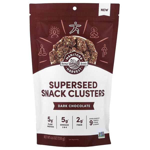 mah20195_v_2.jpg Superseed, кусочки снеков, темный шоколад, 130 г (4,6 унции) — Manitoba Harvest
