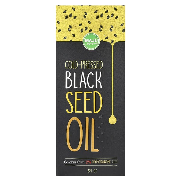 maj00800_v_20.jpg масло черного тмина холодного отжима, 240 мл (8 жидк. унций) — Maju Superfoods