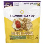 Multi-Seed, хрустящие, запеченные рисовые крекеры, розмарин и оливковое масло, 113 г (4 унции) — Crunchmaster
