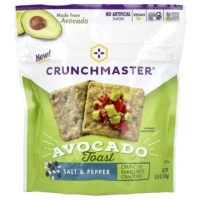 Avocado Toast, хрустящие рисовые крекеры, соль и перец, 100 г (3,54 унции) — Crunchmaster