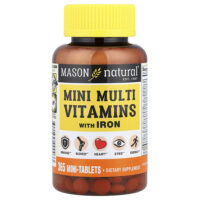 Мультивитамины с железом, 365 мини-таблеток — Mason Natural