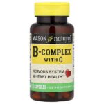 B-комплекс с C, 100 капсул — Mason Natural